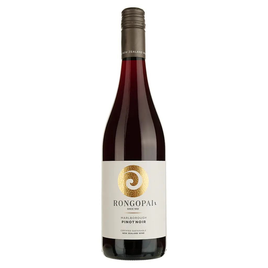 Вино Rongopai Pinot Noir Marlborough Rouge чер сух 13% 0,75л